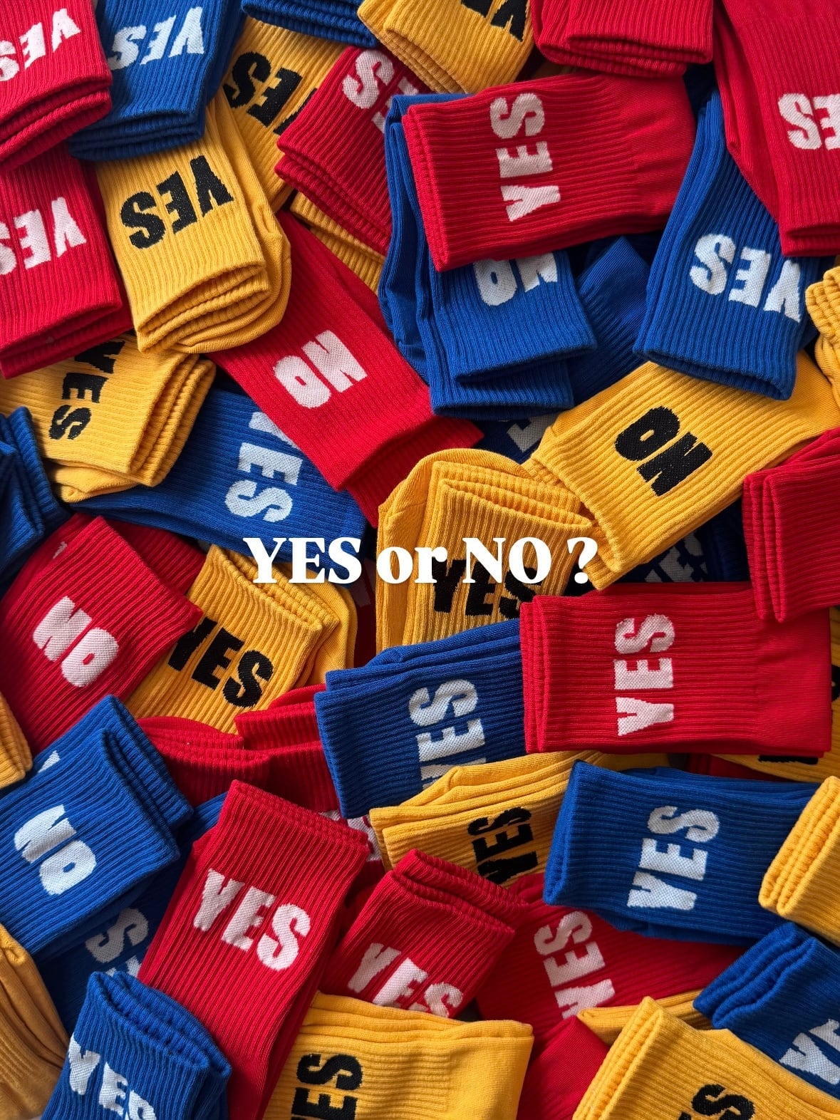 Restock 3set YES NO free socks  4303