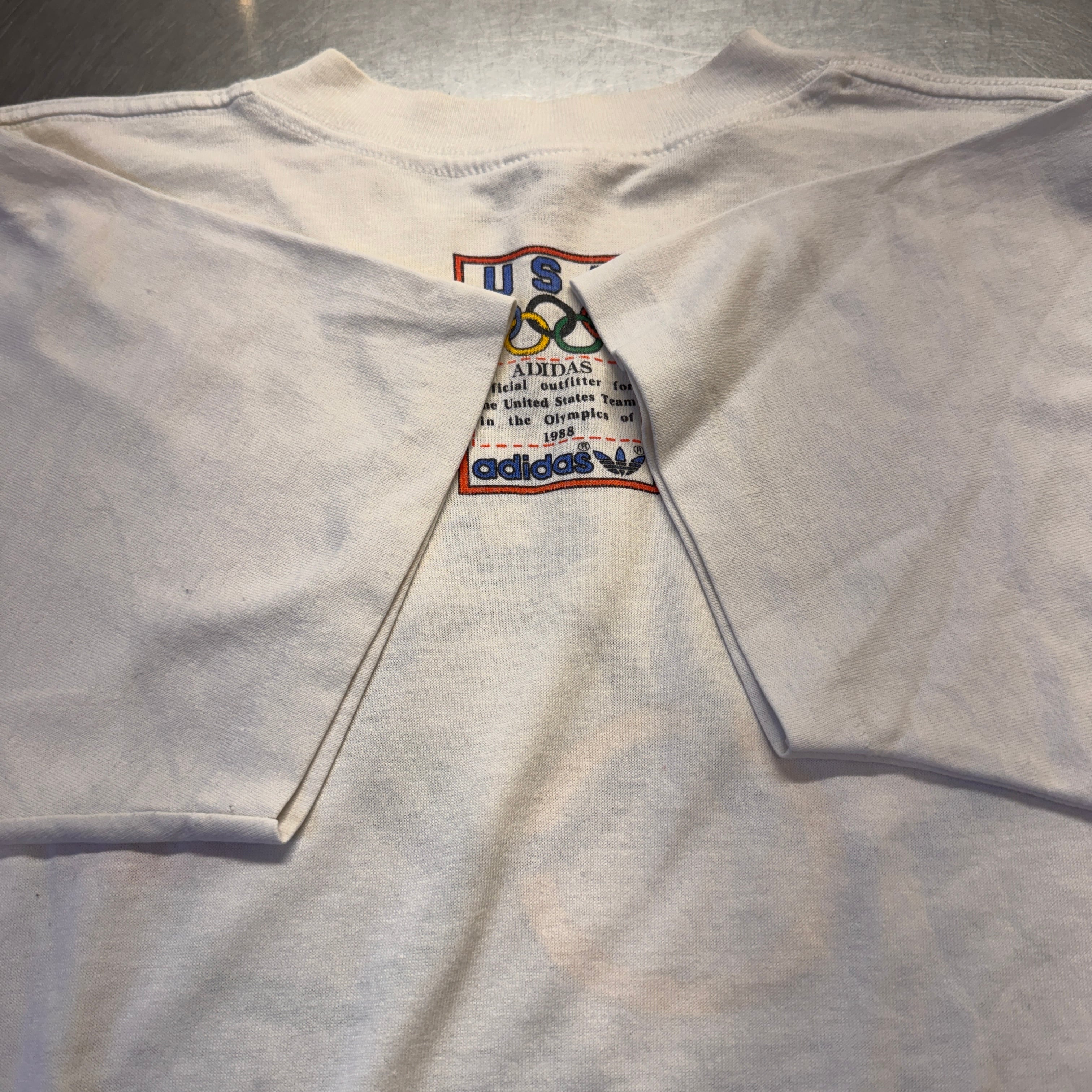 1980s adidas USA OLYMPIC TEAM T-SHIRT | safarionline
