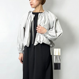 MARILYN MOON マリリンムーン [SOI-MeME] Ttucked taffeta balloon blouson 4251-101 2025春夏新作 [送料無料]