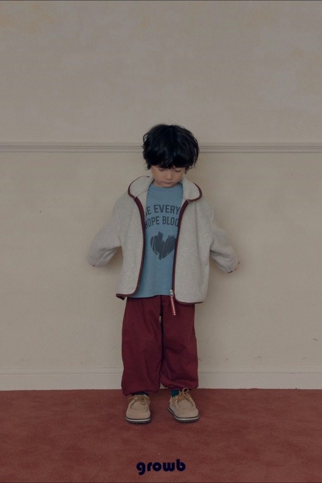《取寄》ボタンジョガー：kids＆Jr【growb】※送料無料
