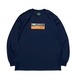 NEWAGE CLUB / "TTD" L/S T-SHIRT NAVY