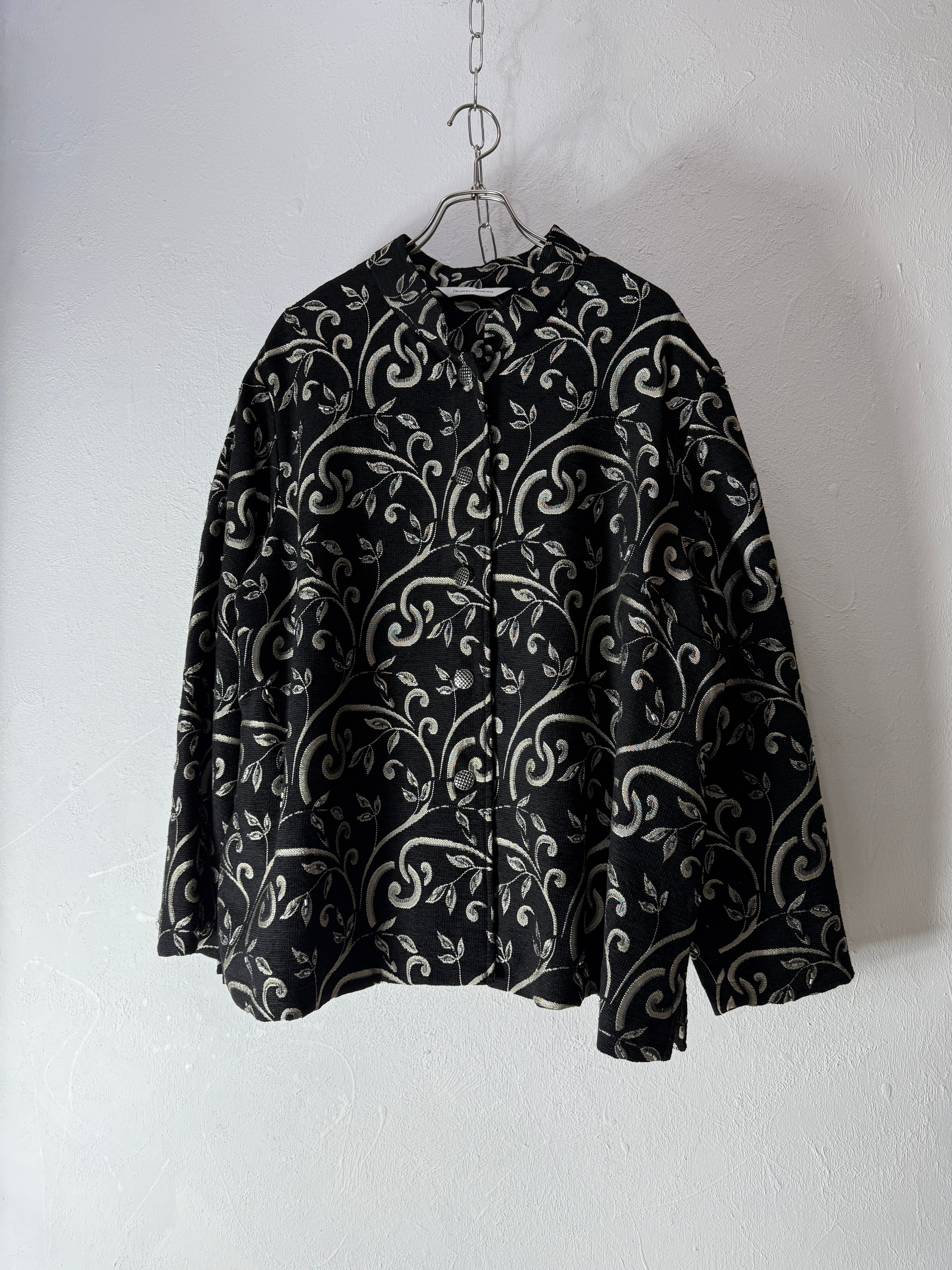 90’s Embroidered Jacquard jacket