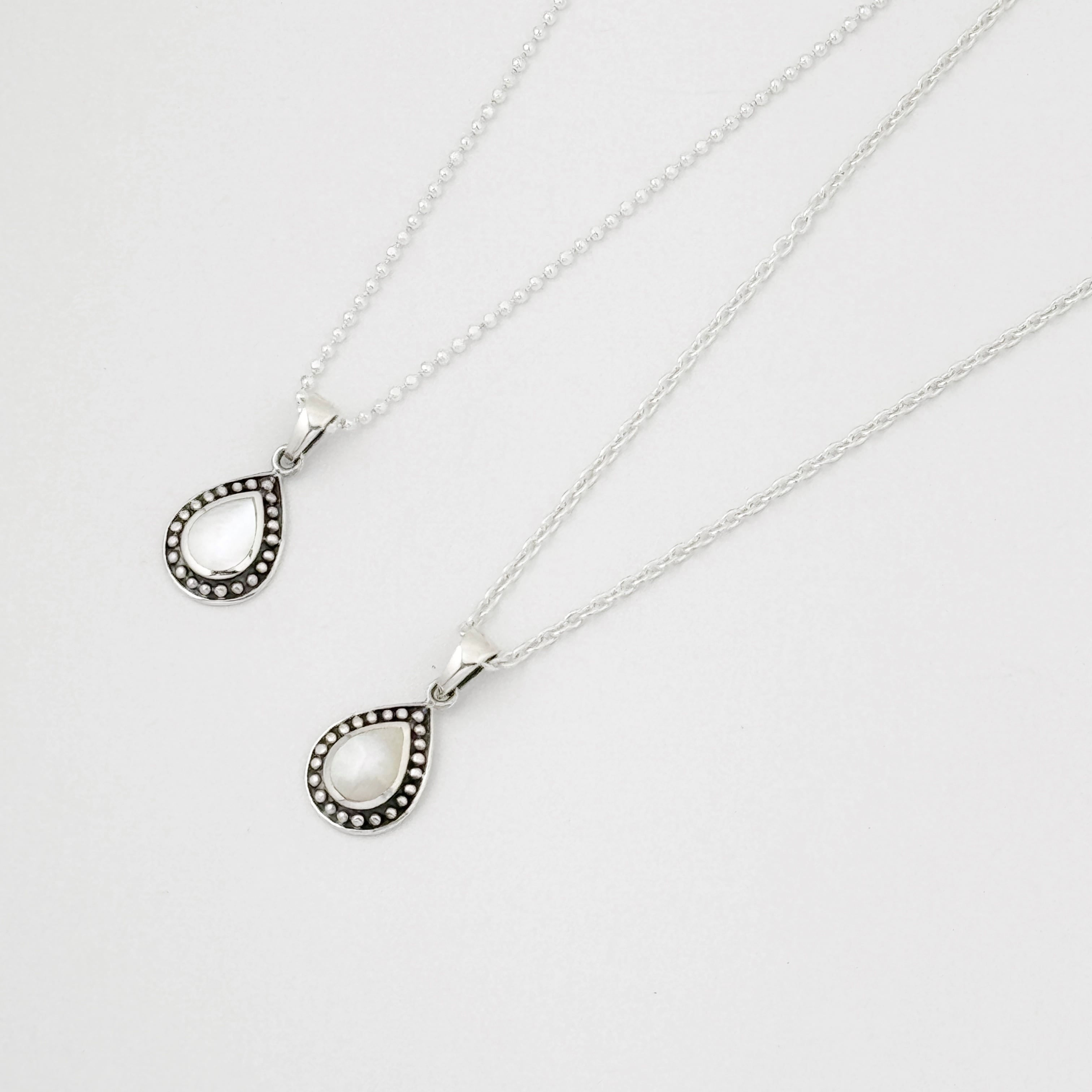 白蝶貝 ドロップネックレス | 【公式通販】鎌倉のシルバージュエリー