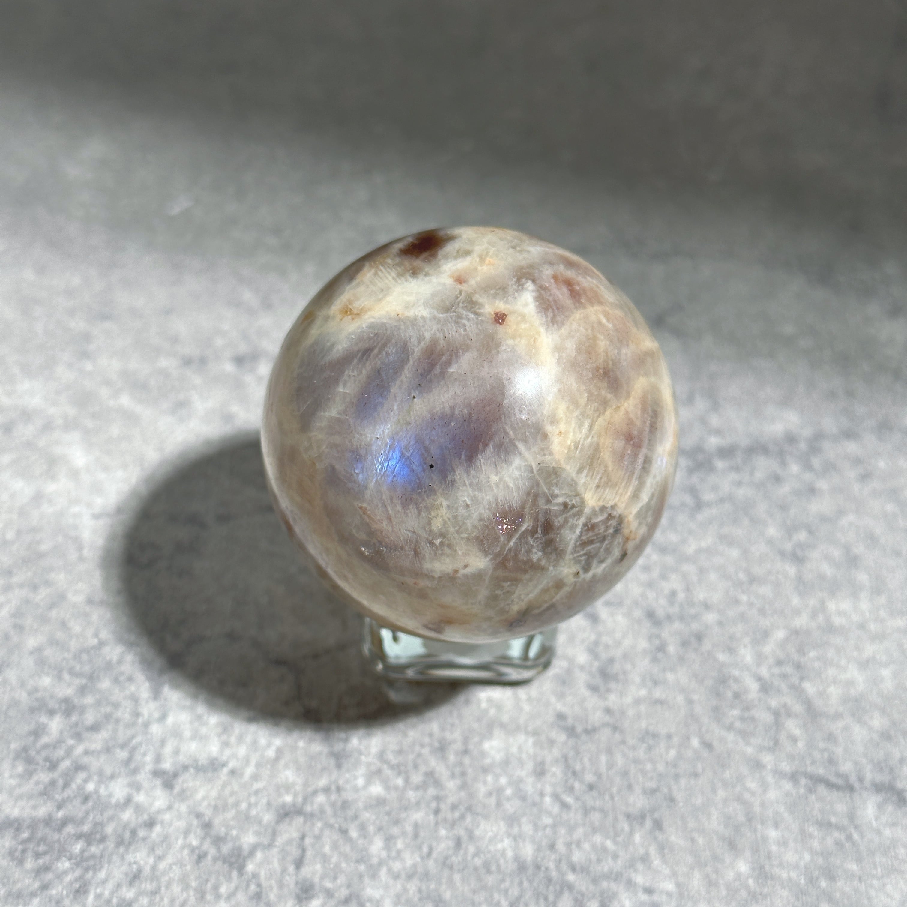 サン＆ムーンストーン スフィア（丸玉）23◇Sun & Moon Stone Sphere ...