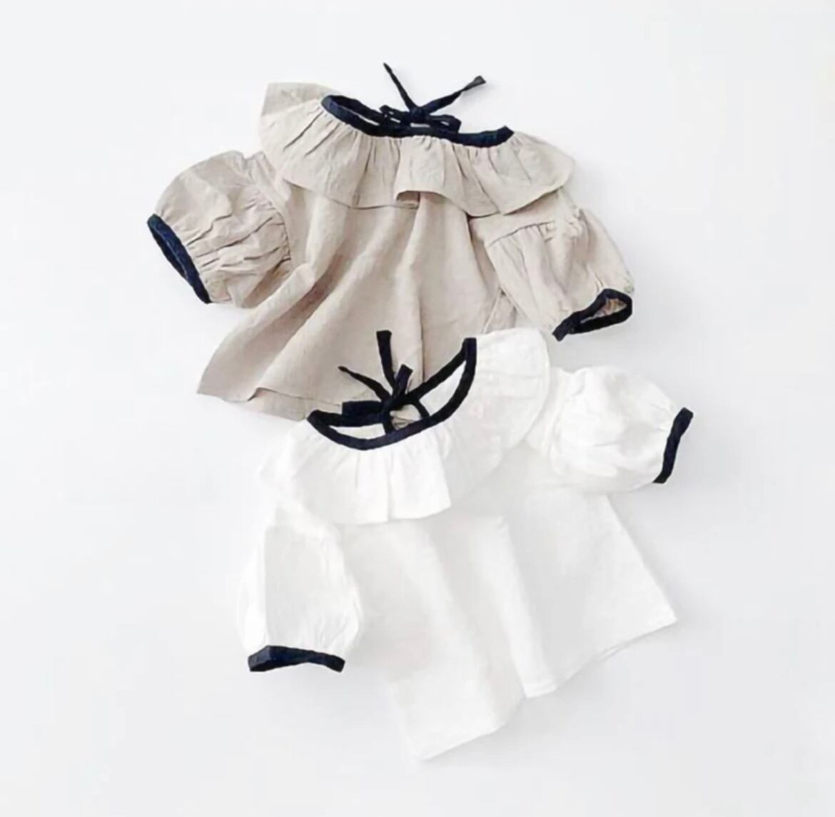 フリル半袖シャツ