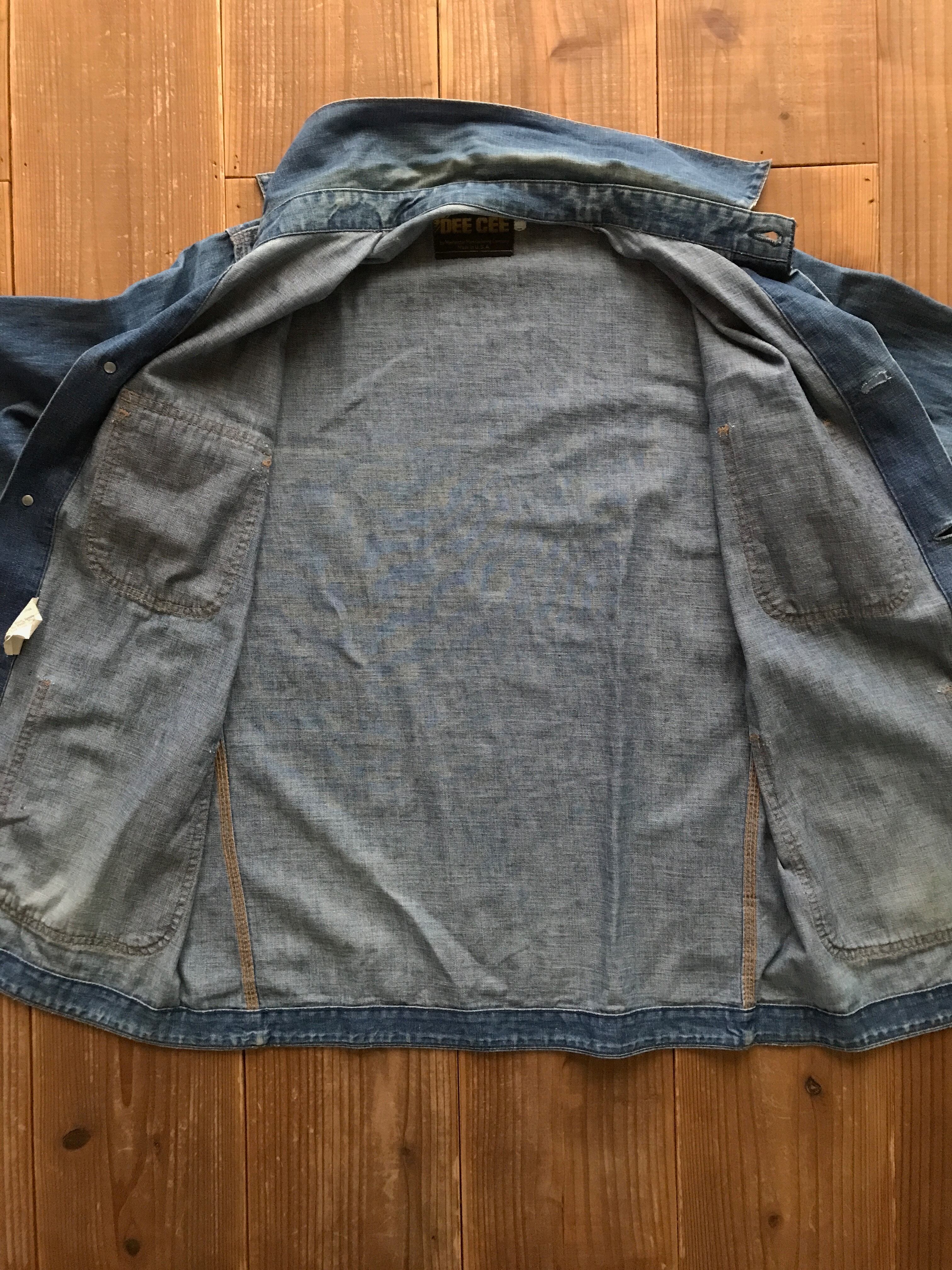 70's WASHINGTON DEE CEE デニムカバーオール　表記(S) 希少サイズ
