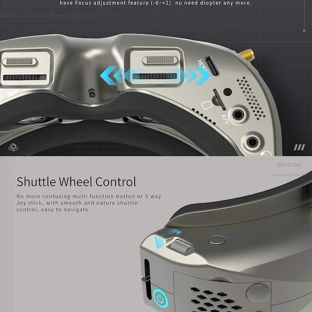 SKYZONE SKY04X PRO FPV Goggles 各種 | FPVドローンショップ SKYZONE SKY04X PRO FPV Goggles 各種 | FPVドローンショップ