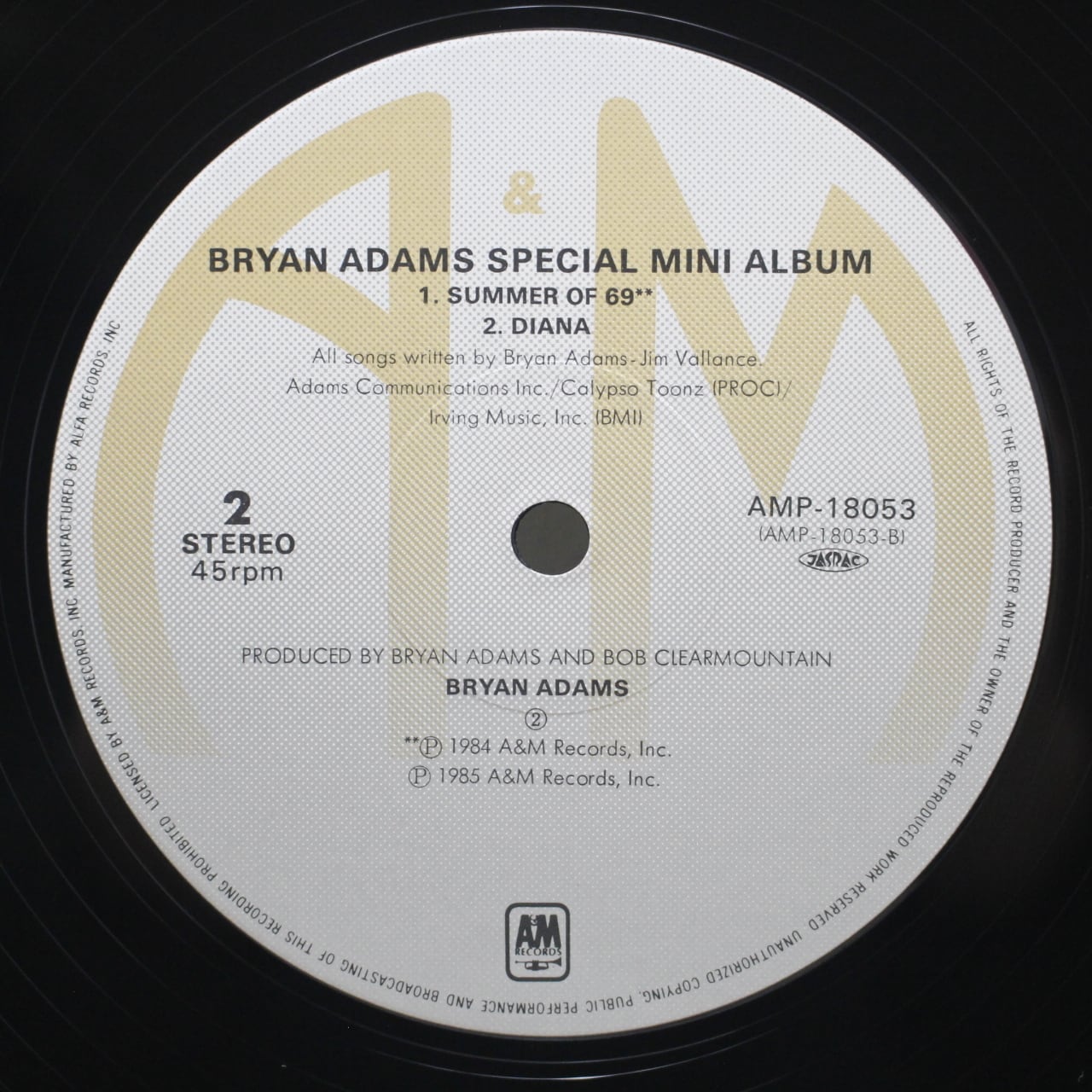 Bryan Adams / Bryan Adams Special Mini Album [AMP-18053] - 画像4