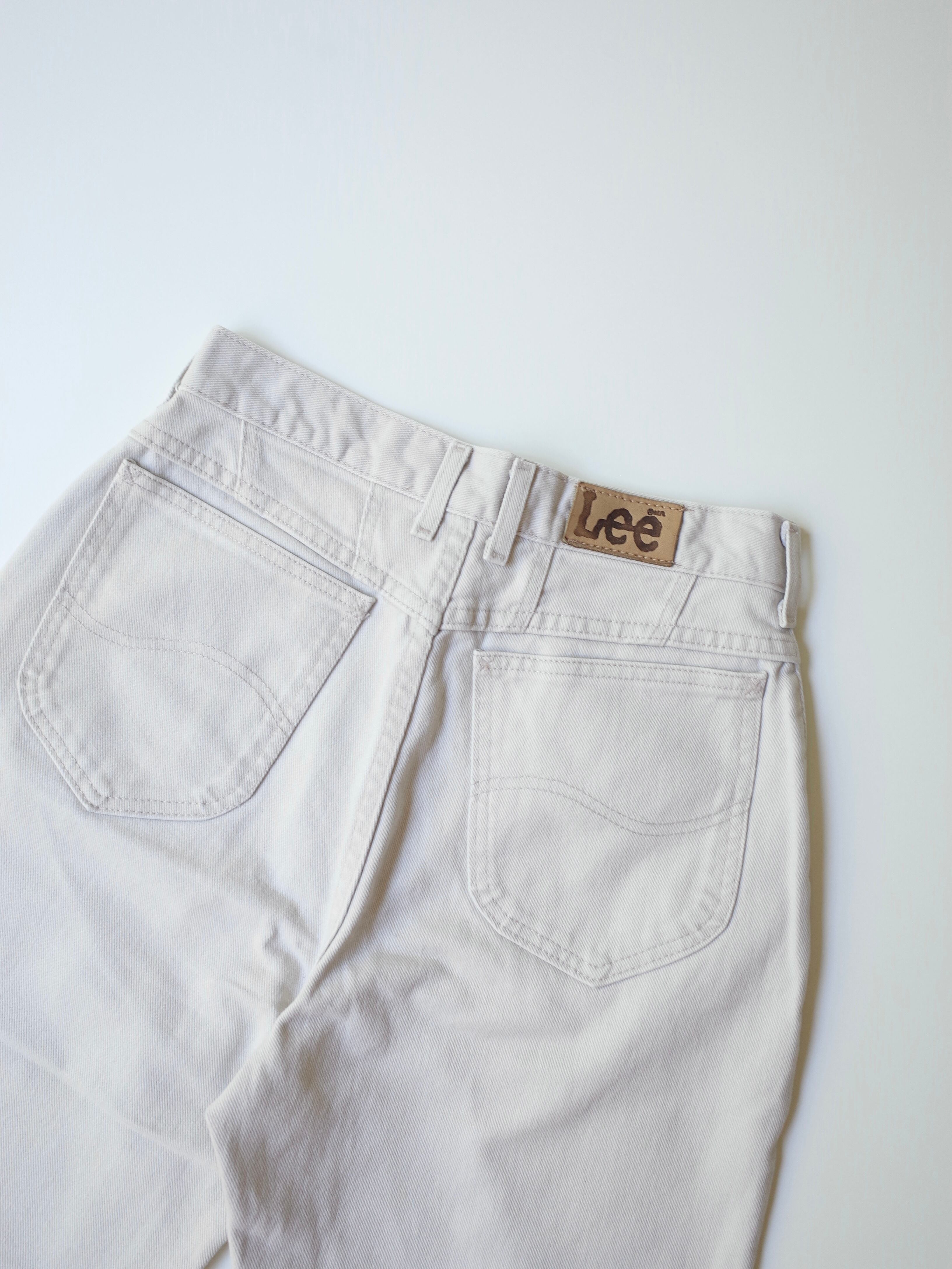 USA Lee tapered color denim pants "gray"