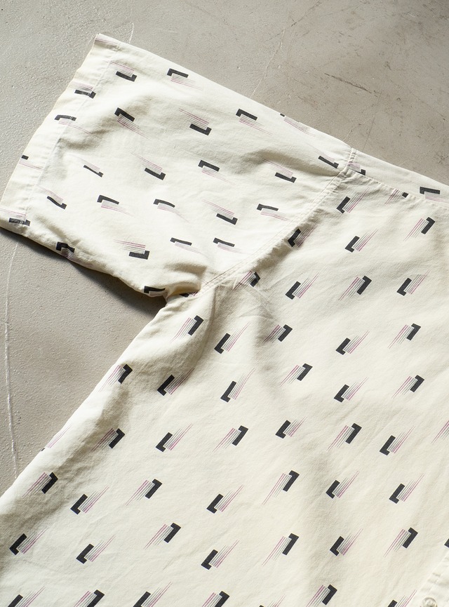 "MARC DANIELS" 1990s Geometric pattern shirt