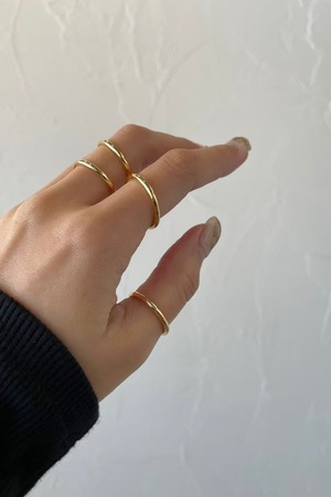 2mm Silver ring　シルバーリングGold / Silver