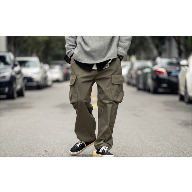 ★PLUS VELVET THICK STRAIGHT CASUAL PANTS　　　A0401