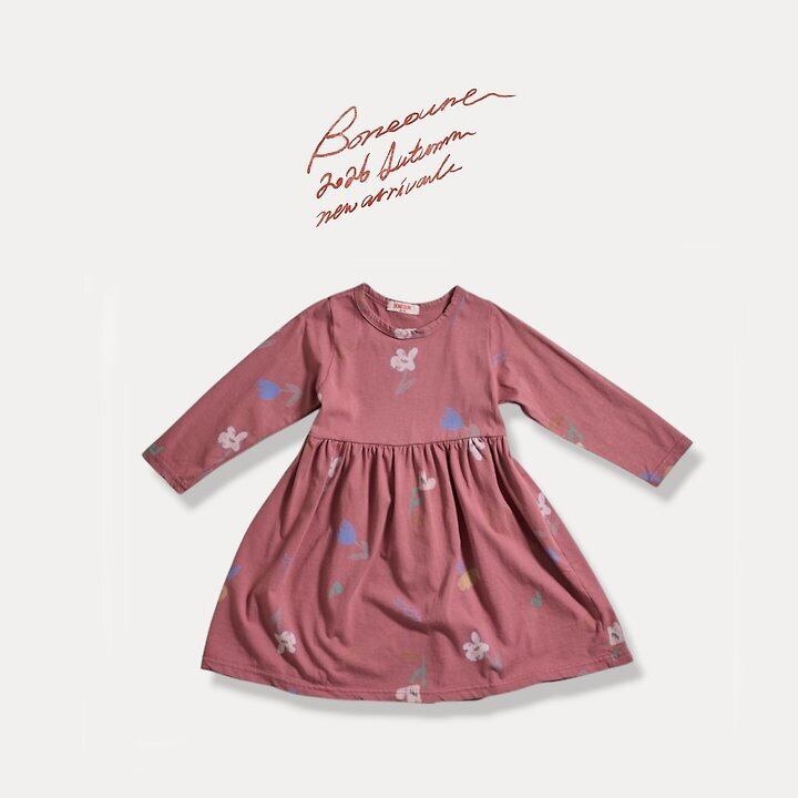 cello flower dress【BONEOUNE】※10月上旬〜中旬発送予定