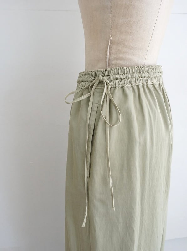Yuni Astikasari　送料分 yuni R/Cツイル ドローストリングスパンツ | Fimpen+Nul