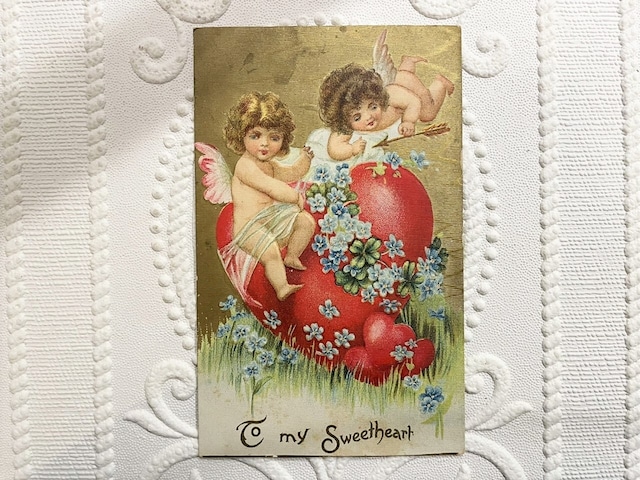 【GPG013】【Valentine】antique card /display goods