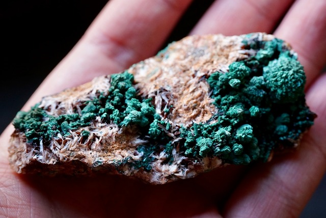 マラカイト / バライト　Malachite / Barite