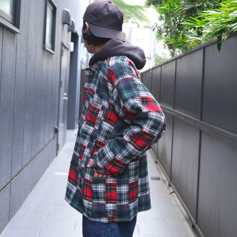 SASSAFRAS ササフラス GARDENER HALF SASSAFRAS(ササフラス) T.P.Gardener Shell Half-Multi Check-(SF