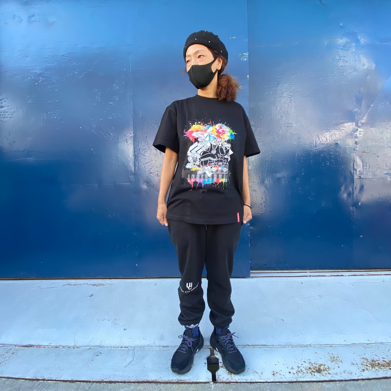 ❤︎ iv Animal Support ❤︎ T-Shirt Cat / BLACK