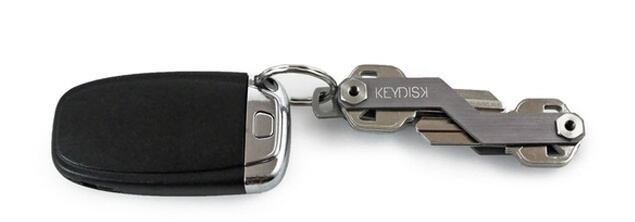 ジャラジャラしない シンプルにキーを収納 Keydisk mini | UV-World