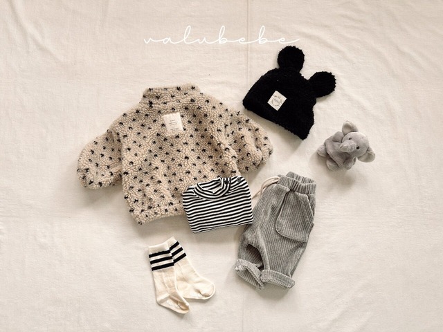 [予約][送料無料]《valubebe》Monet sherpa outerwear (kids) 64