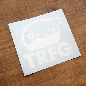 TRFG カッティングステッカー ホワイト