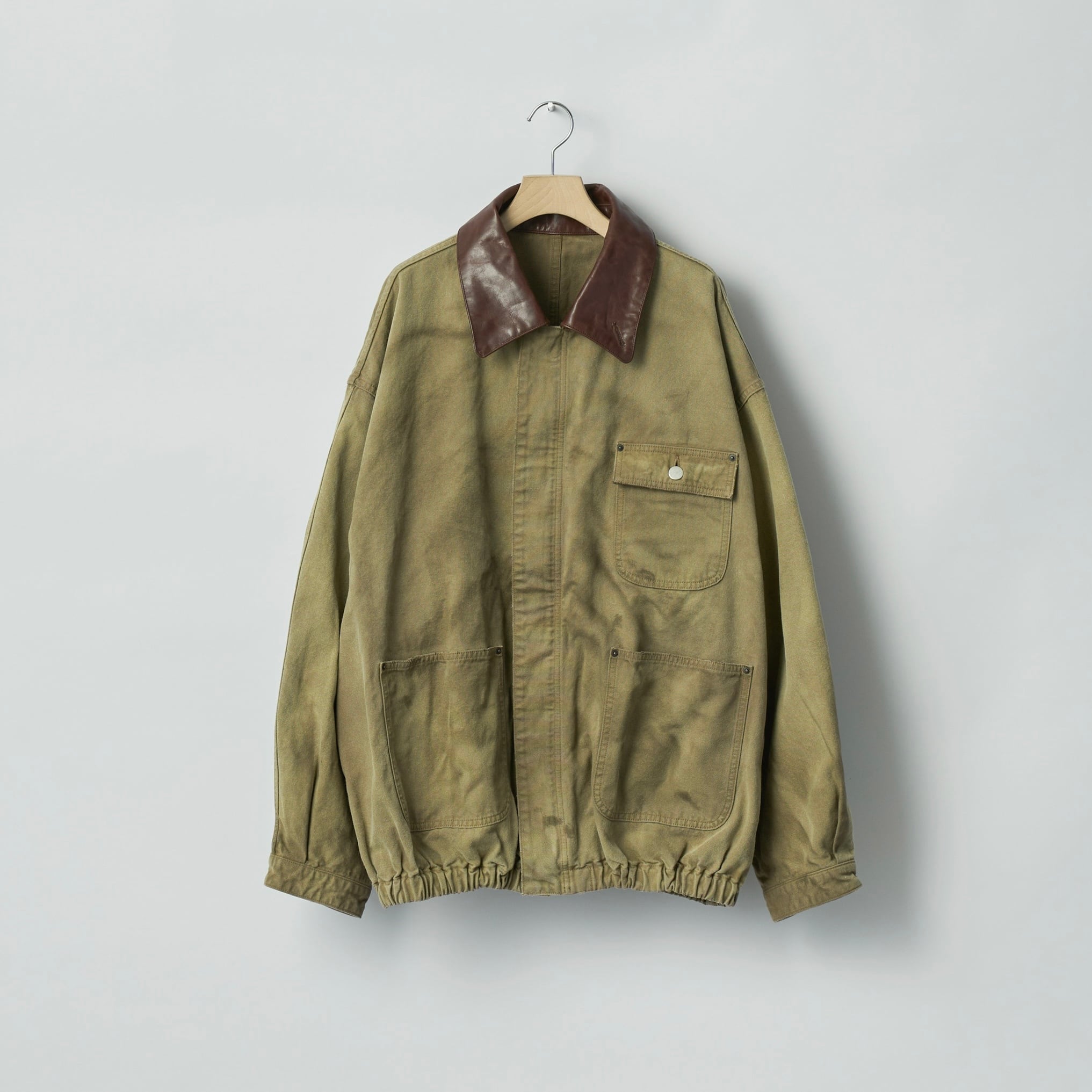 ジャケット・アウター sssteinSULFUR DYED OXFORD VINTAGE JACKET ssstein】 SULFUR DYED OXFORD VINTAGE JACKET 