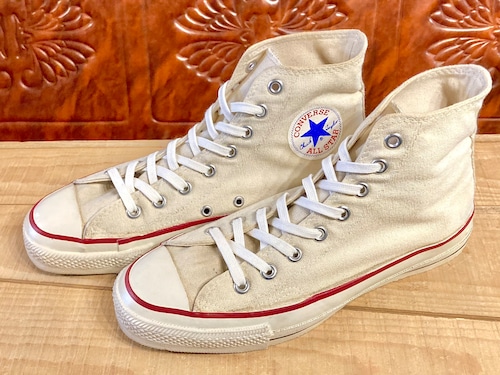 converse（コンバース） ALL STAR （オールスター）ハイカット 生成り 8.5 27cm 80s USA 235