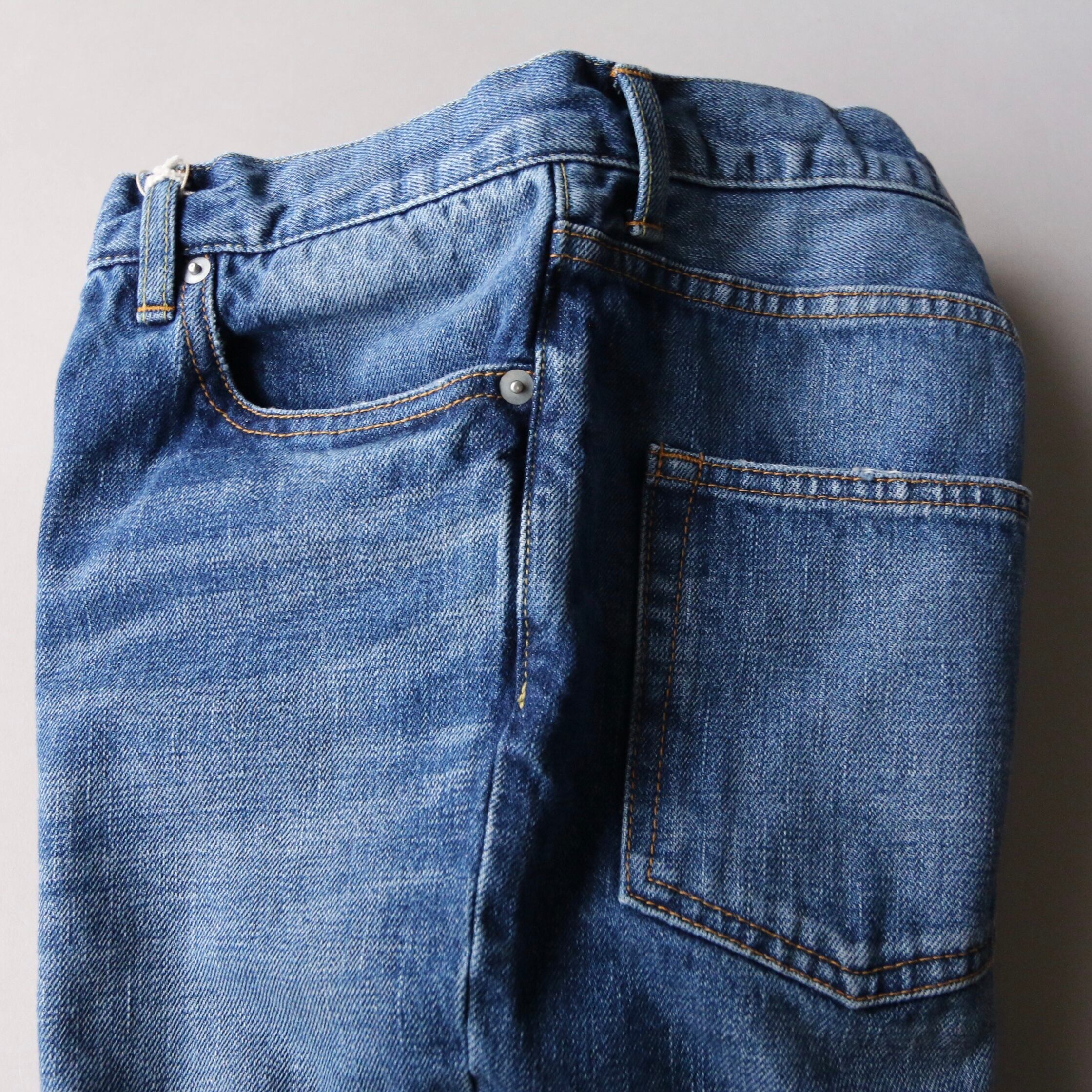 R&D.M.Co-/OLDMAN'S TAILOR N/Straight Denim Pants(Vintage Like) ナローストレートデニムパンツ(ヴィンテージライク)#6053 | Routes*Roots powered by BASE