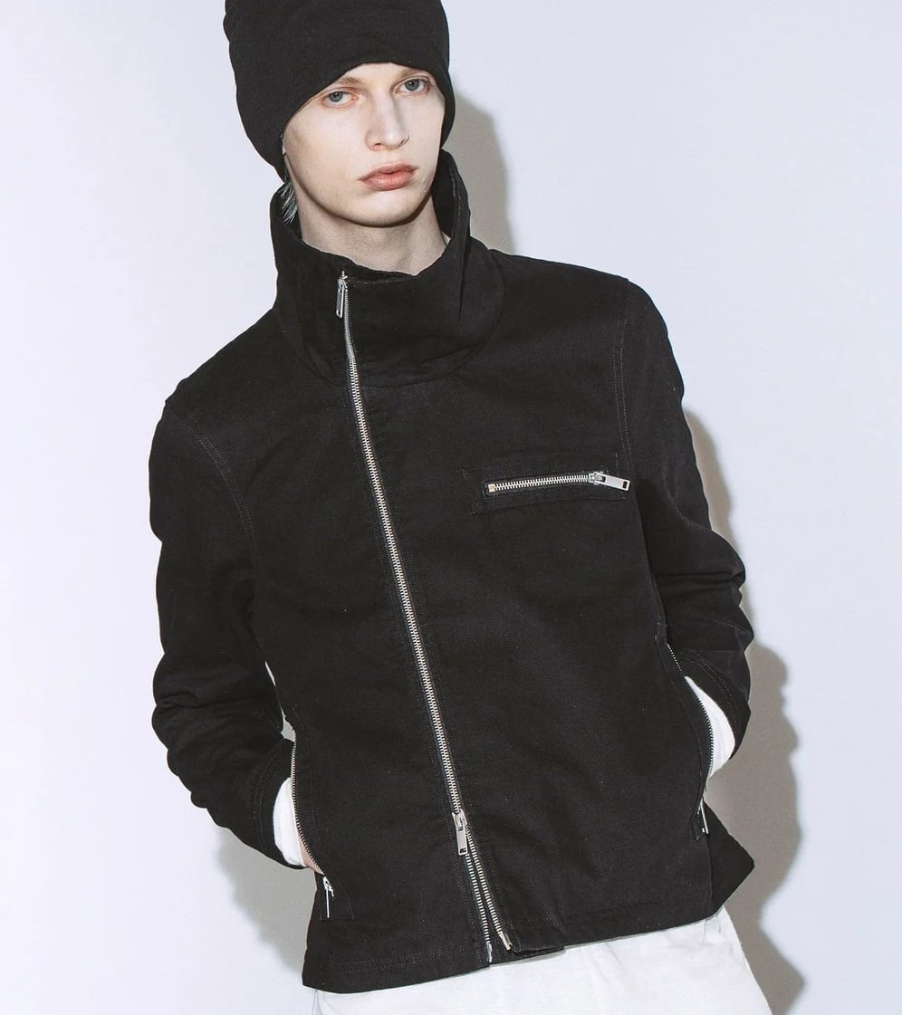 【極美品】DUCK COLLAR BLOUSON Mサイズ ブラック MA-1 High Collar Duck Fabric Blouson Black | 武蔵小杉のセレクトショップ