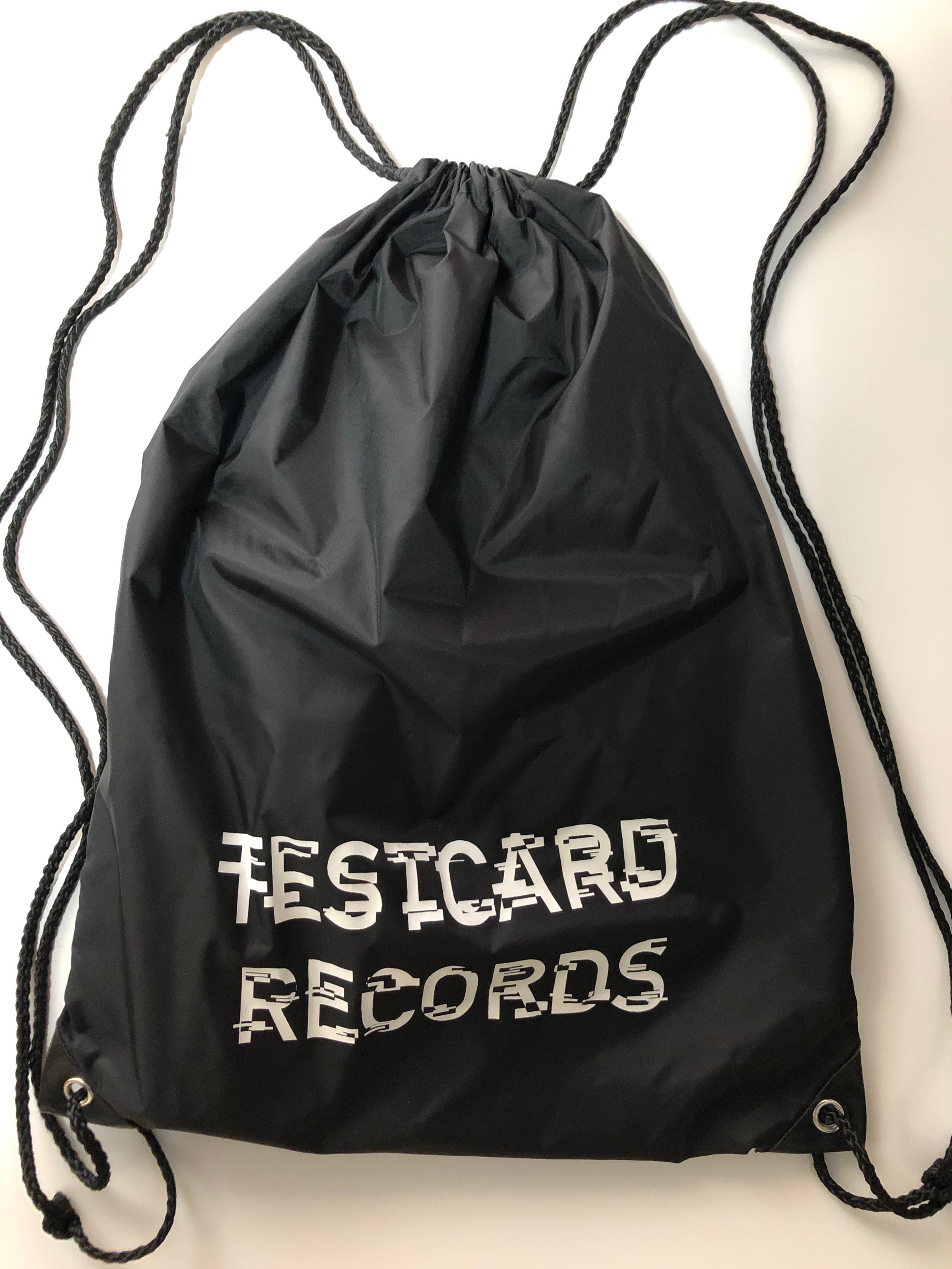 レーベルロゴ入りナップサック | TESTCARD RECORDS