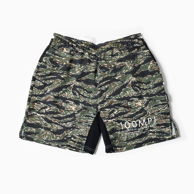 MMA（マウンテンマーシャルアーツ） MMA 100MPJ Racing Trail Run Shorts - Tiger Camo (52)  ユニセックス　ランニングショーツ
