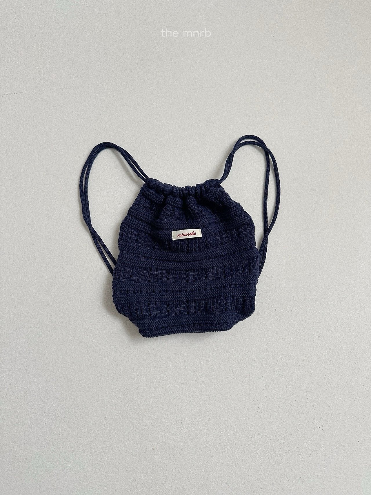 送料無料【予約】/ クロシェットニットバッグ / minirobe