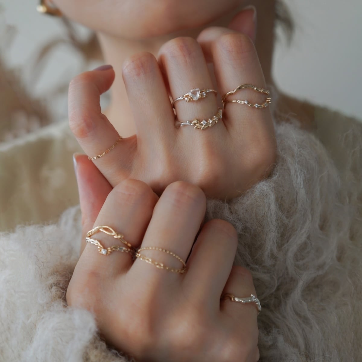 K10 narrow twist ring | MR-139 | KINARIYA