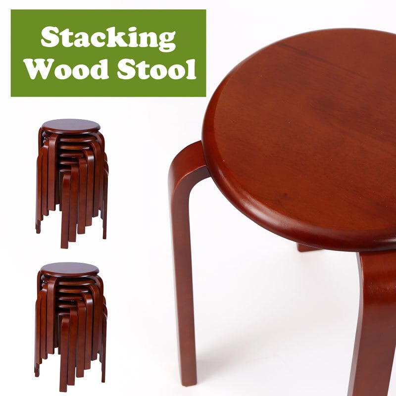 丸いす 木製 丸椅子 積み重ね 丸イス おしゃれ 北欧VS-9820
