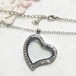 ハートのロケットペンダント　コスチュームジュエリーのセール通販　10875N