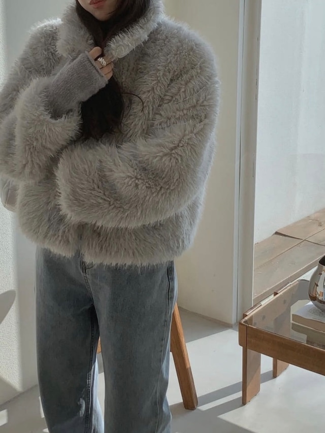 (即納) miel / 123 Salt kimo fleece denim Ssize