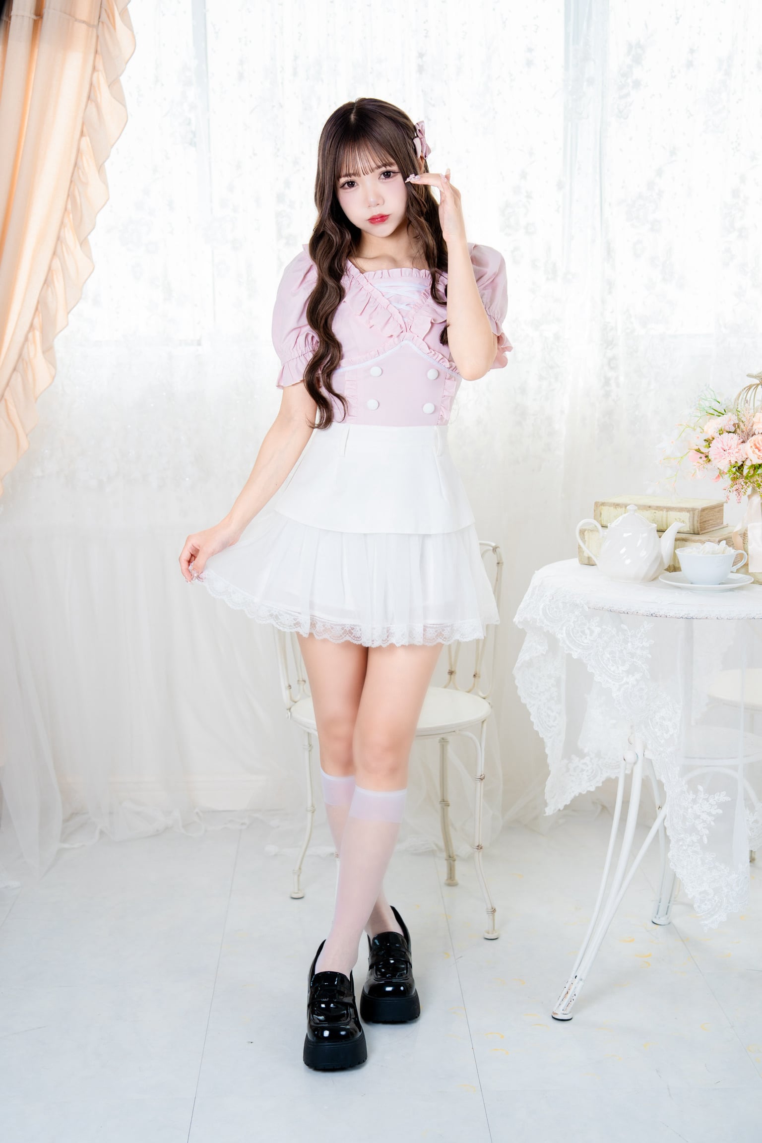 Bebe frill blouse