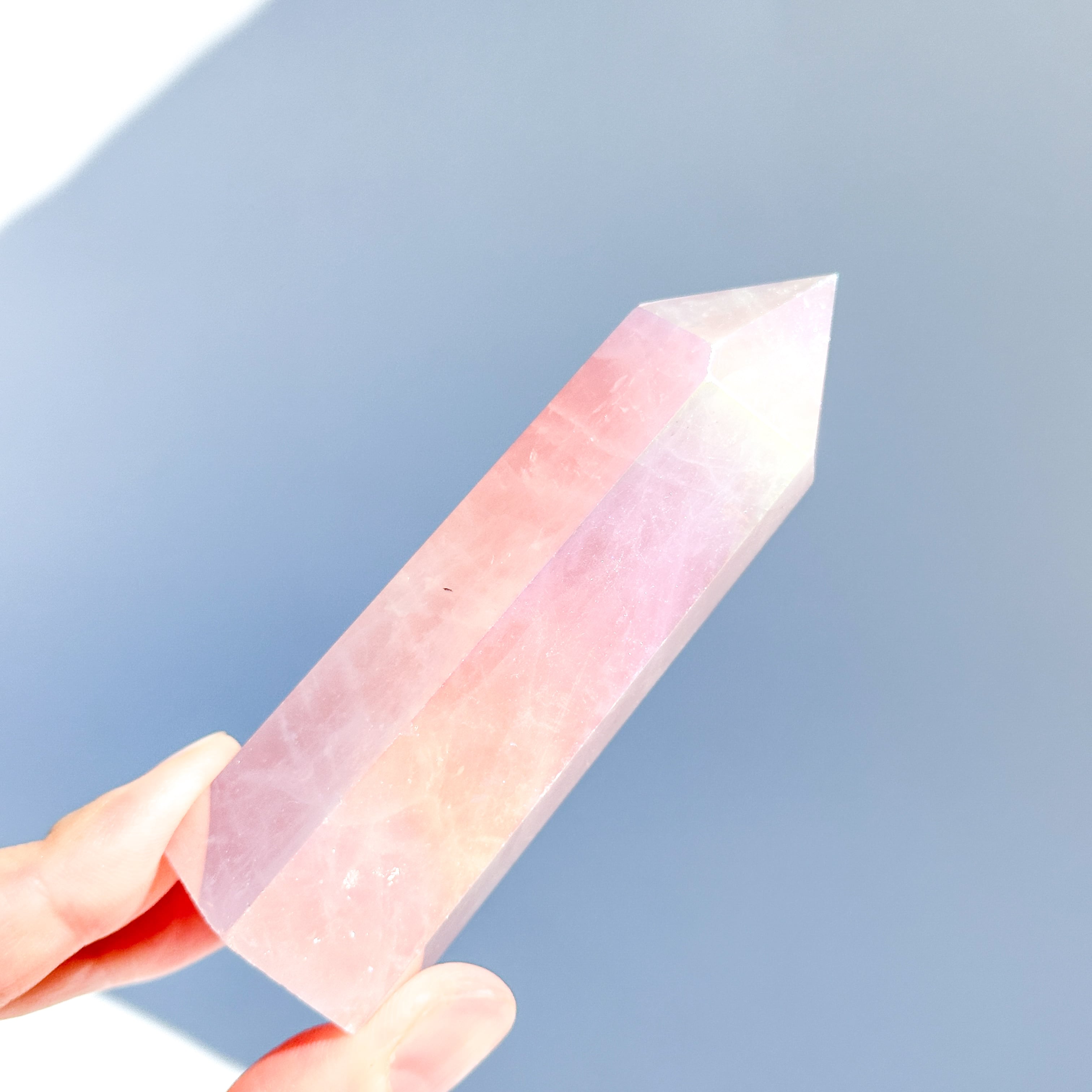 エンジェルオーラローズクォーツ タワー43✧ Angel Aura Rose Quartz