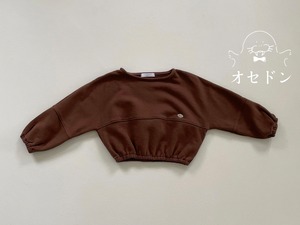 【urbanrabbit】バルーン切替プルオーバー ブラウン 90~130cm 240831