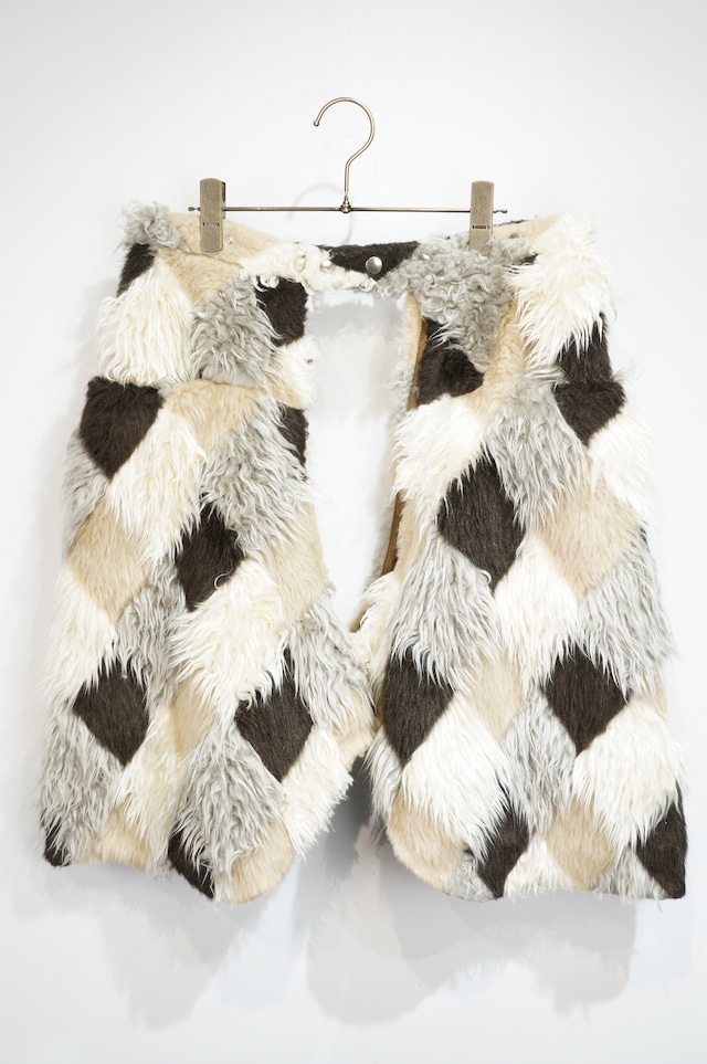 RANDY /  Failling Forward Argyle Fur Chaps