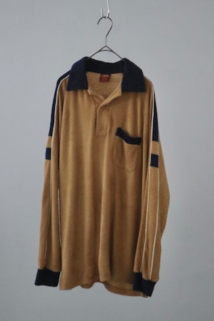 70s wrangler pile polo shirt