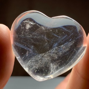 19.天使の梯子☆水晶☆エンジェルラダー 珍しいハートモチーフ♪