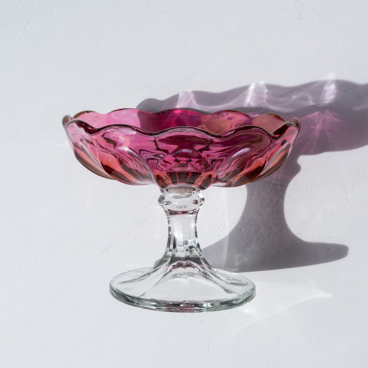 Cranberry Glass Stand