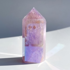 虹入り◎エンジェルオーラアメジスト タワー40◇Angel Aura Amethyst ◇天然石・パワーストーン・鉱石