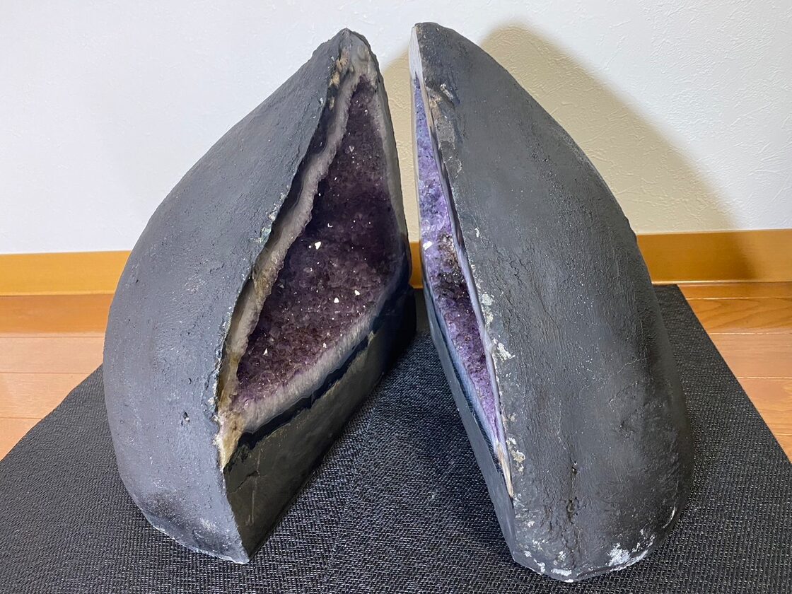 希少品【ペアアメジストドーム】ペアで約33kg | Pay ID 