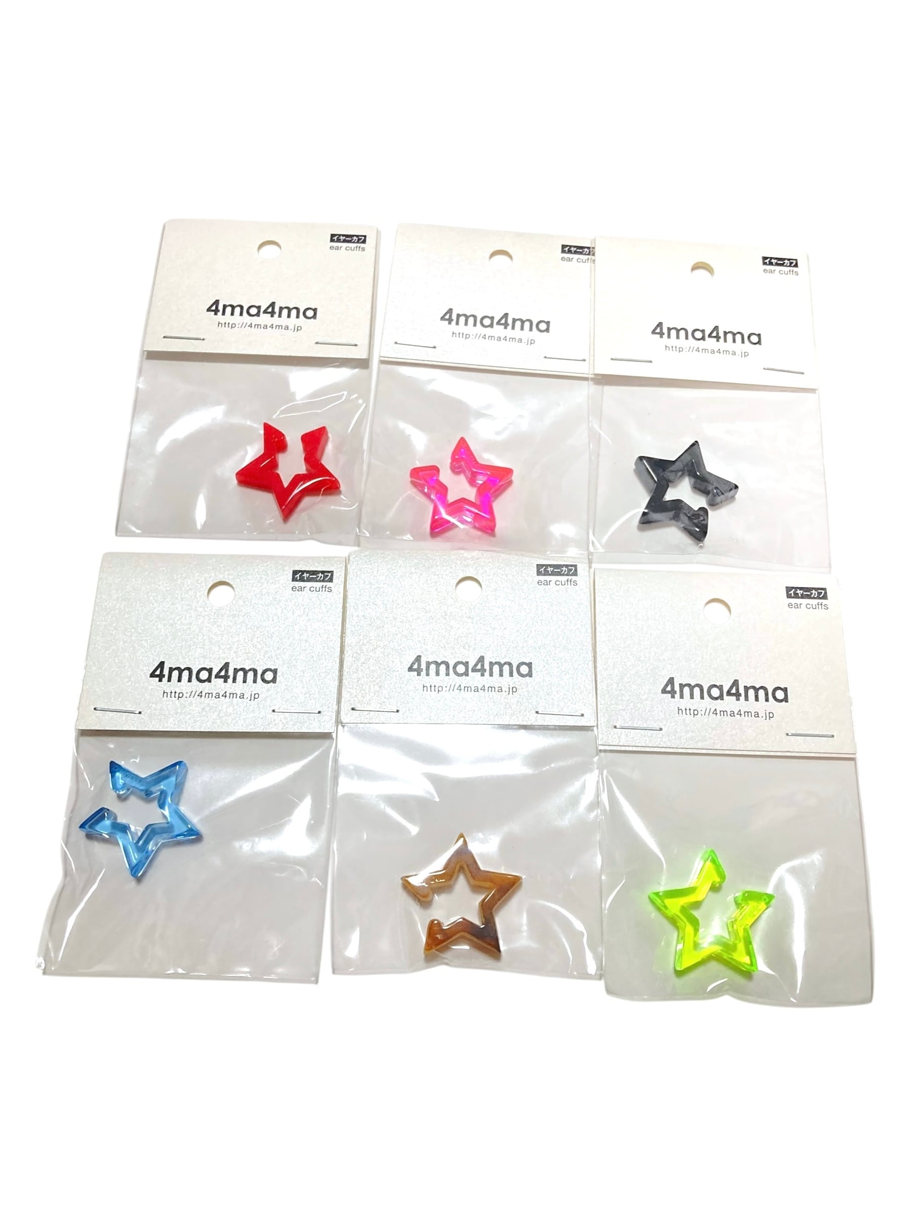 【12/14(日)21:00-12/17(水)12:00まで限定❣️】4ma4ma / 五芒星イヤーカフ小