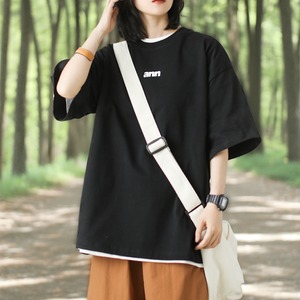 Oversized Short Sleeve T-Shirt ‐4col‐ A0545