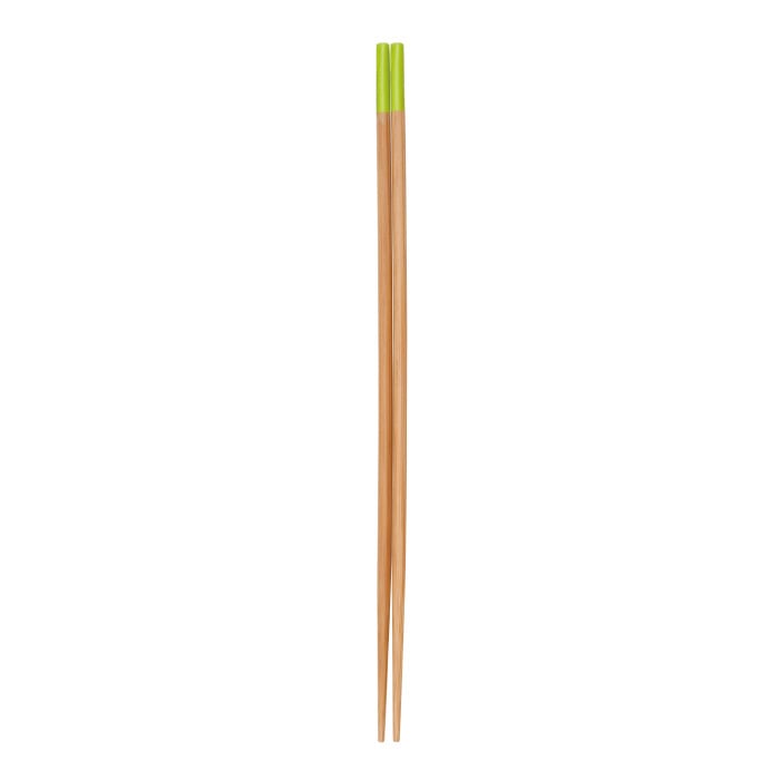 すす竹カラー菜箸(グリーン) 【47-222】