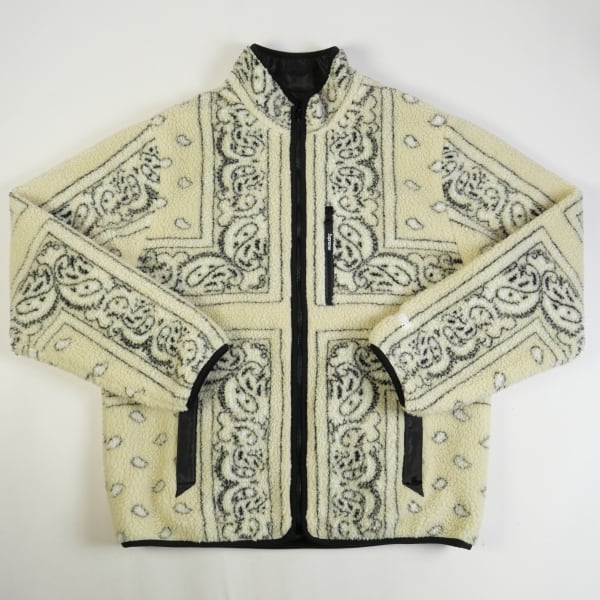 Sサイズ Reversible Bandana Fleece Jacket