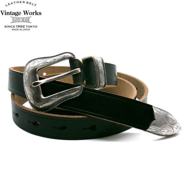 VINTAGE WORKS BELT DH5680 TAN BROWN ビンテージワークス レザー